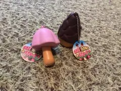 きのこ＆たけのこスクイーズ ピンク チョコのサムネイル