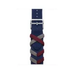 【新品未開封】Apple Watch/エルメス/ブリドン/ネイビー/ナイロン