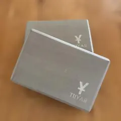 TIIYAR ヨガブロック 2個セット グレー