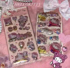 ハローキティ キラキラカプセル・ウォーターインシール〈正規品〉★おまけ付き★
