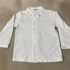 familiar 刺繍入り長袖シャツ 100cm