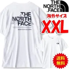 ノースフェイス 半袖Tシャツ メンズ 海外XXL 日本4L相当 白 ms