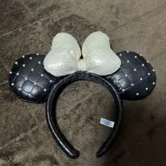 ミニー　キルティングカチューシャ　スパンコール