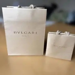 BVLGARI ゴールド ショップ袋 大小セット