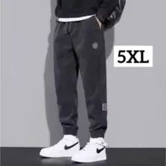メンズ　ジョガーパンツ リブパンツ　コーデュロイ　5XL 6L