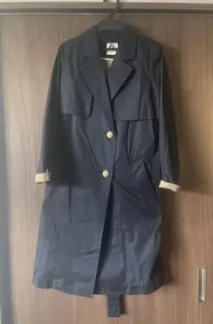 honoré ネイビー トレンチコート