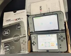 箱付き　New ニンテンドー3DS LL メタリックブラック　本体
