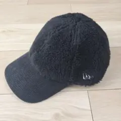 New Era 黒 フリースキャップ 6 7/8