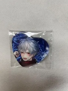 ［にじさんじ］2021年ホワイトデーグッズ　ハート型缶バッジ　葛葉