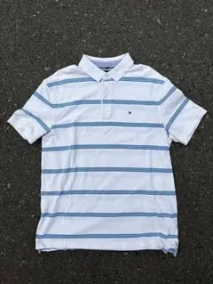 TOMMY HILFIGER ボーダーポロシャツ