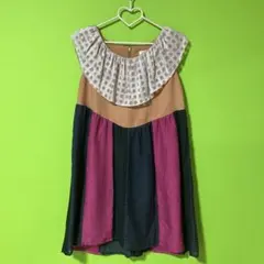 【最終値下げ】MELANTRICK HEMLIGHET フリル付きワンピース