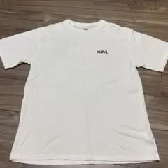 X-girl レオパード柄 バックプリント Tシャツ ホワイト