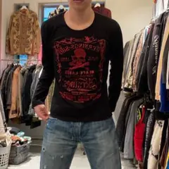 Bernings Sho Tシャツ スカル スワロフスキー ホワイト Mサイズ - メルカリ