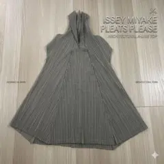 PLEATS PLEASE イッセイミヤケ プリーツ ノースリーブ トップス 3のサムネイル