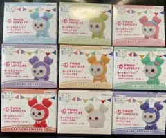 TWICE　LOVELYS　ぬーどるストッパー　フィギュアコンプリート９点箱無し TWICE LOVELYS ぬーどるストッパー フィギュアコンプリート9点箱無し