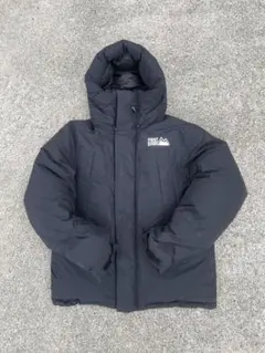 FIRST DOWN フーデッドダウンジャケット 短丈 ドローコード