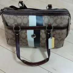 COACH/コーチ】ホースキャリッジ サッチェル♡ベージュピンクF14481