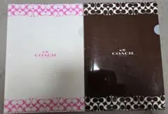 COACH クリアファイル 2枚セットのサムネイル