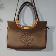 【ギラロッシュ】レザー 2ウェイ ハンドバッグ