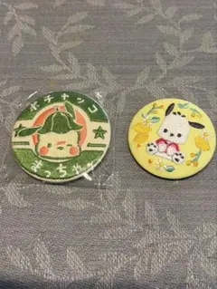 サンリオポチャッコ刺繍缶バッジセット