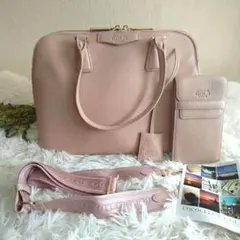 COCOCELUX GOLD 新品 ダブルジップ 付属品多数 くすみピンク