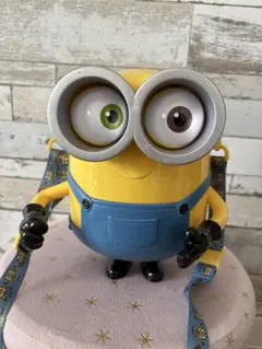 ユニバ　ポップコーンバケツ　ミニオン ストラップ付き