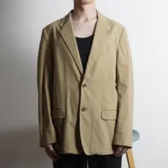 PAPAS シングルテーラードジャケット 無地 ベージュ/ZW69