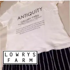 春物☆LOWRYS FARM ドッキングワンピース