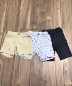 3点セット 男の子 半ズボン ハーフパンツ　90cm