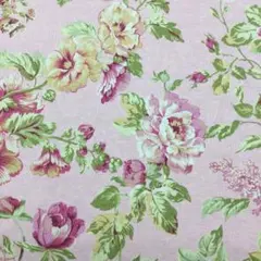 ♥︎ローラアシュレイ♡セシリア♡ピンク♡カット生地♡希少♡50×70