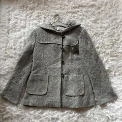 TWO:C レディース ウールコート S ウール グレー アウター 可愛い