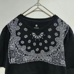 nano universe ペイズリー刺繍 Tシャツ バンダナ柄のサムネイル