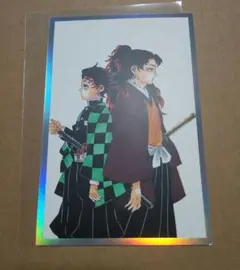 鬼滅の刃　シルバーエッジ　原画カード　竈門炭治郎　継国縁壱