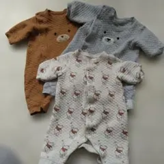 UNIQLO　60サイズ　ロンパース3点セット　まとめ