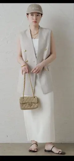 うちまき様専用☆Lounge dress ヘリンボーンジレジャケットのサムネイル