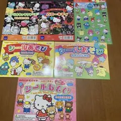 Hello Kitty シールあそび, ぺたぺたシール, 6セット