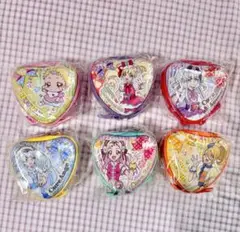 HUGット プリキュア ハート型 ファスナー缶ケース コンプリート