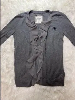 Abercrombie & Fitch グレー カーディガン