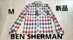 新品Ben Sherman チェック柄 長袖シャツM モッズ　ベンシャーマンのサムネイル