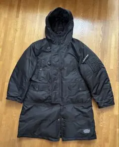 GU UNDERCOVER美品ヒートパデッドコンバーチブルコート ナイロン中綿