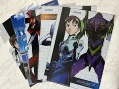 エヴァンゲリオン×ローソン　クリアファイル　5枚セット