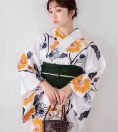 ゆかた館グレース こだわり浴衣セット 花柄 フラワー - メルカリ