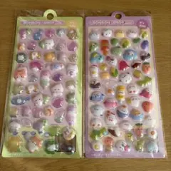 メ*4様 平成レトロ ボンボンドロップシール シール 2シートセット