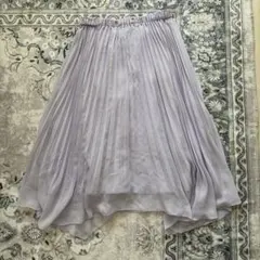 パープルプリーツスカートのサムネイル