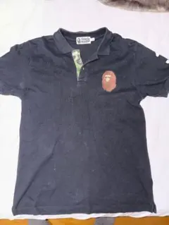 BY BATHING APE ストライプポロシャツ A BATHING APE(アベイシングエイプ) 00's rugby polo shirt ラガー