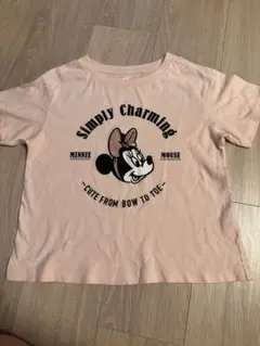 ユニクロ　ミニー　Tシャツ　ピンク