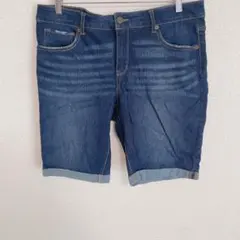 TIME AND TRU 【XL】デニムハーフパンツ ジーンズ ストレッチ 夏