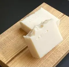 キャスターオイル（ひまし油）だけの石鹸1個｜スルスル・泡もっちりに｜石鹸作り素材