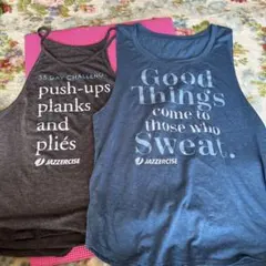 JAZZERCISE タンクトップ 2枚セット