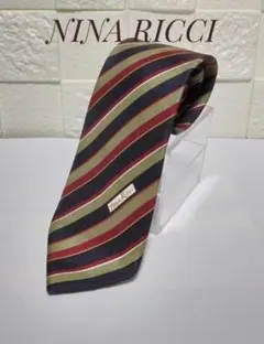 【美品】NINA RICCI　ニナリッチ　ネクタイ　ストライプのサムネイル